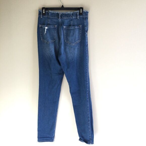 Hollister ultra high rise mom jeans vintage stretch ripped distressed 1R W25xL27 - Picture 5 of 9